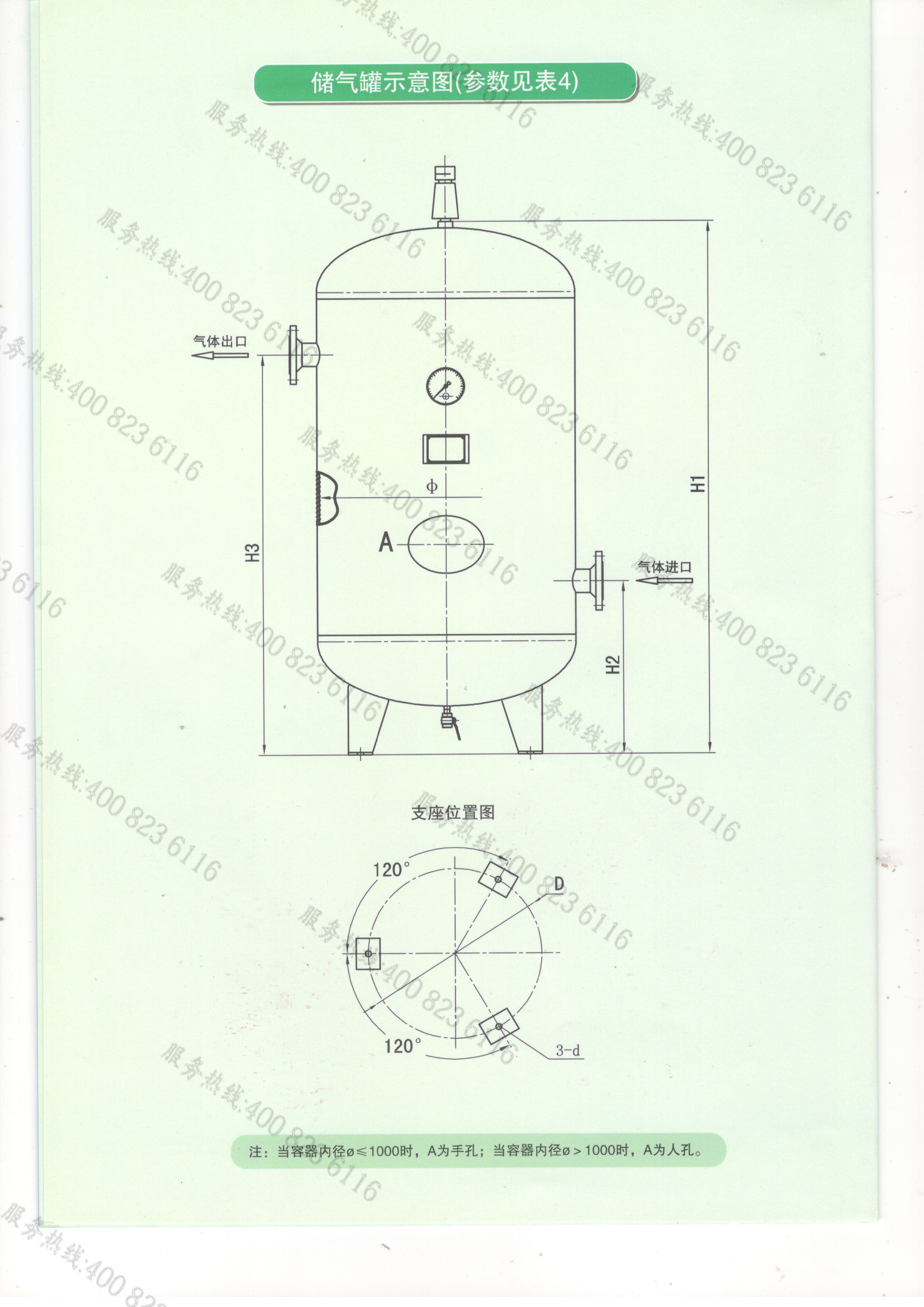 申江儲氣罐產品參數(shù)5